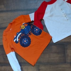 bundle of 2 • boys long sleeve t shirts 2T